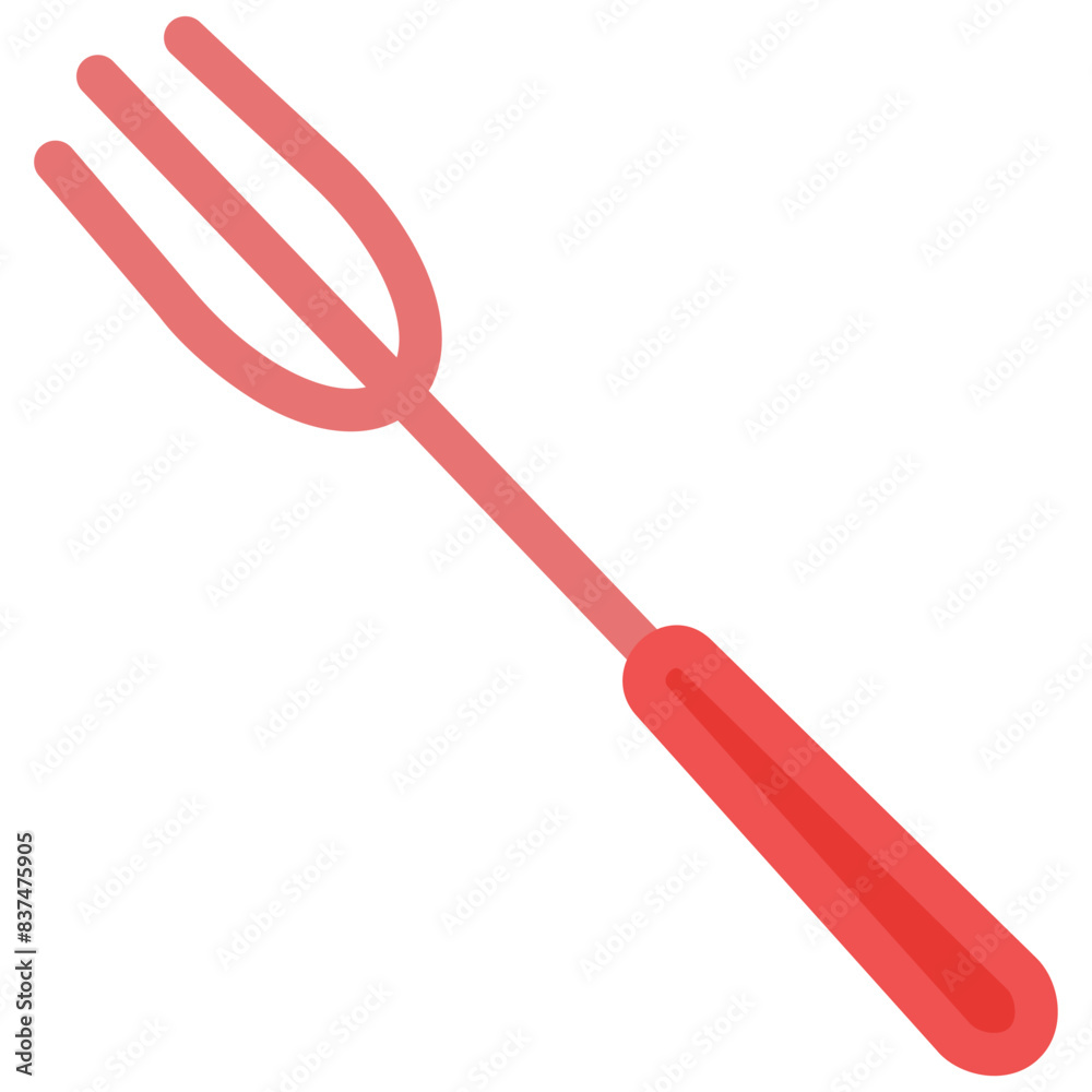 Fork vector art cartoon illustration, transparent background Fork vector art cartoon illustration, transparent background