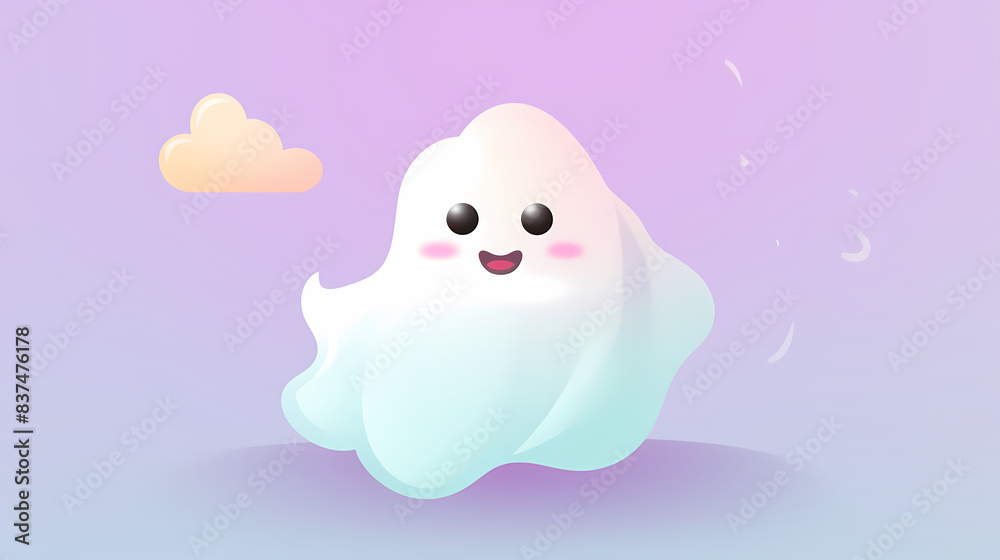 Cute cartoon ghost