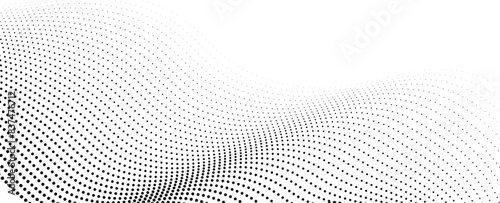 Dotted vector abstract background, light grey dots in perspective flow, dotty texture abstraction, big data technology image, cool backdrop. banner, cover, poster, card. vector illustration