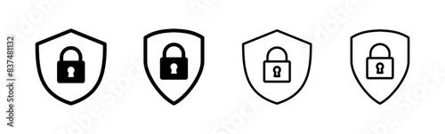 Security icon set. protection icon. privacy. vpn