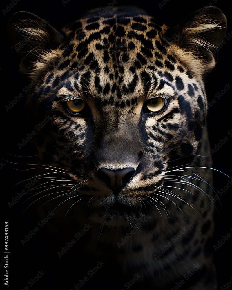Portrait of a leopard Portrait of a leopard