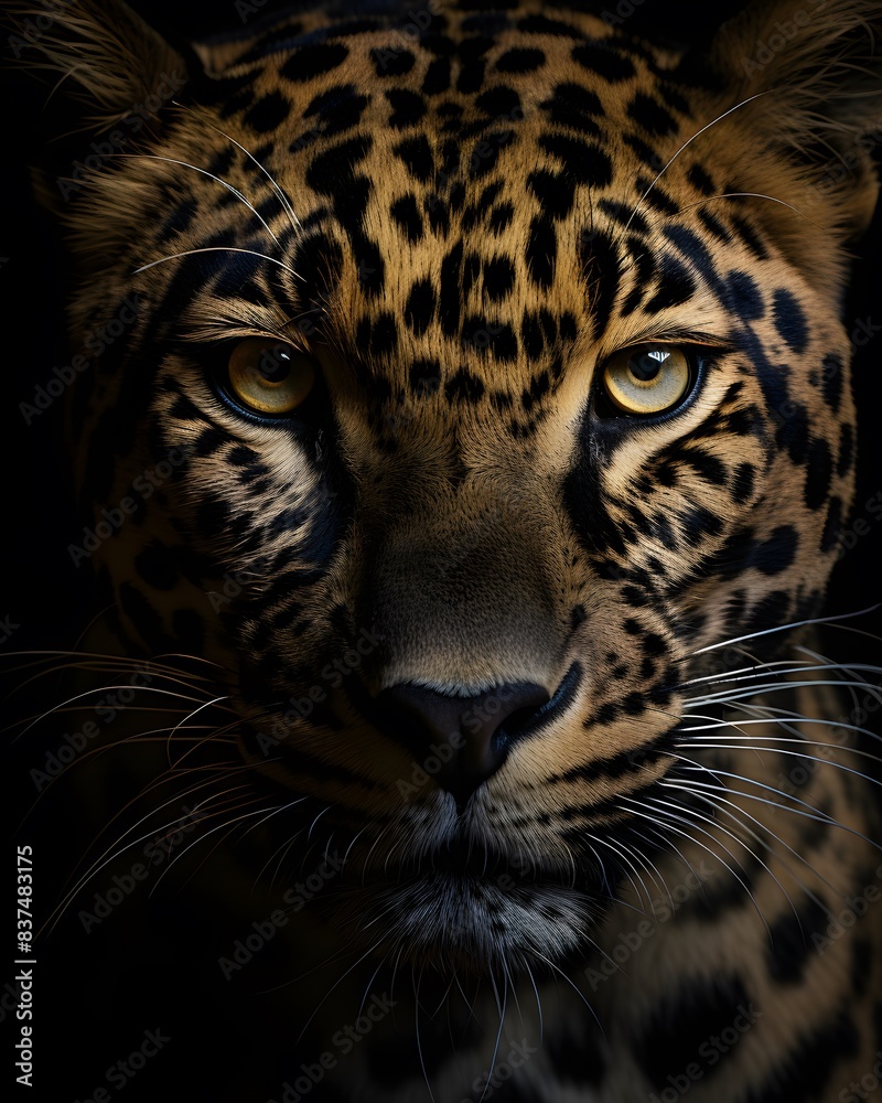 Fototapeta premium Portrait of a leopard