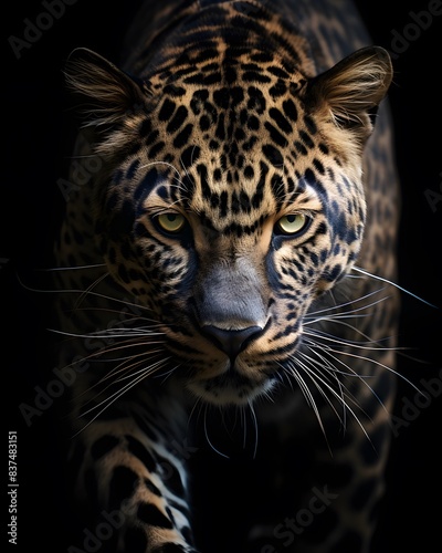Portrait of a leopard