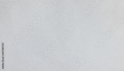 Concrete wall plastering consist of texture pattern of cement mix, sand or construction material for interior exterior building. Flat smooth with gray color. Blank, empty and nobody for background. photo