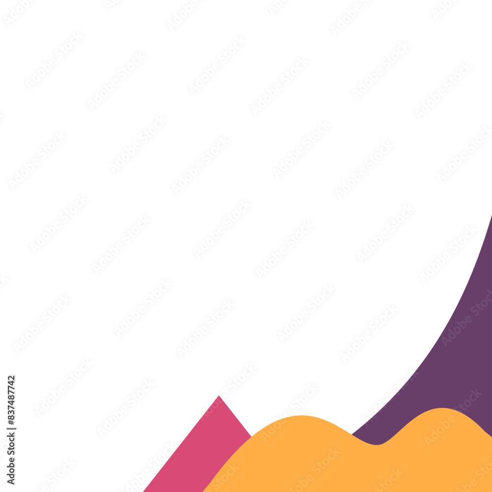Geometric corner abstract shape Geometric corner abstract shape