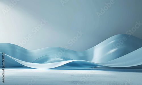 Abstract wave fluid background with copy space for text area. Usable for presentation background