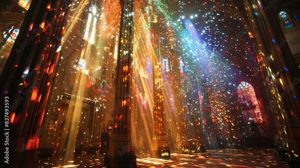 Fototapeta premium Sparkling Light in the Cathedral