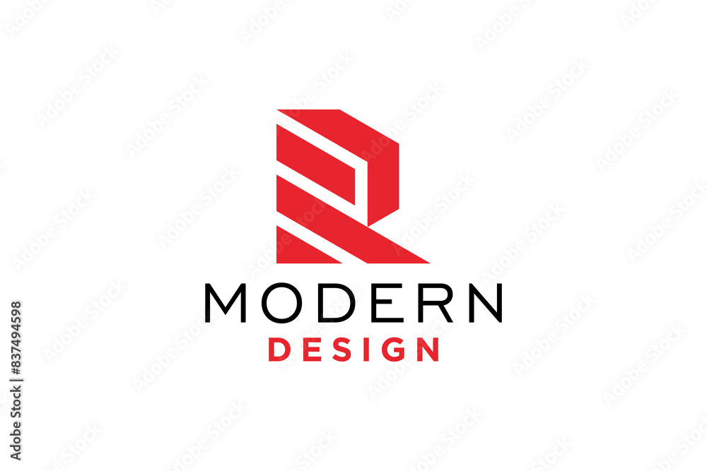 Abstract letter R logo design Abstract letter R logo design