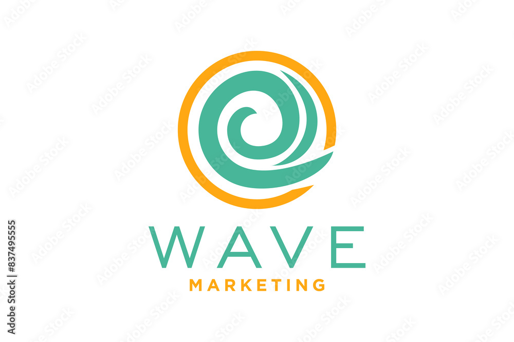 Wave icon and water drop vector template Wave icon and water drop vector template