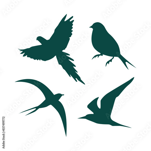 simple bird silhouette