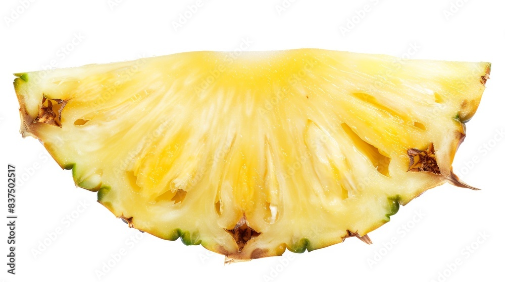 fresh pineapple slice isolated on white background. food fruit healthy concept fresh pineapple slice isolated on white background. food fruit healthy concept