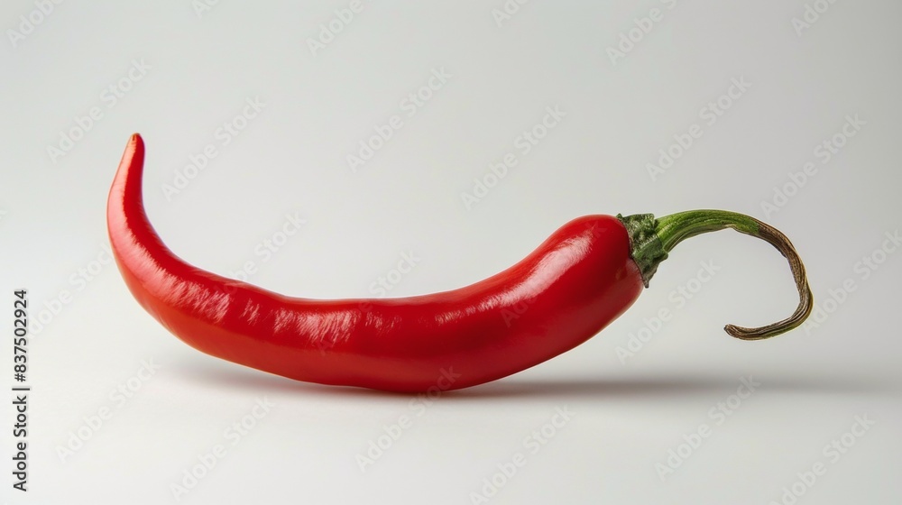 fresh red chili pepper isolated on white background. food vegetable concept fresh red chili pepper isolated on white background. food vegetable concept
