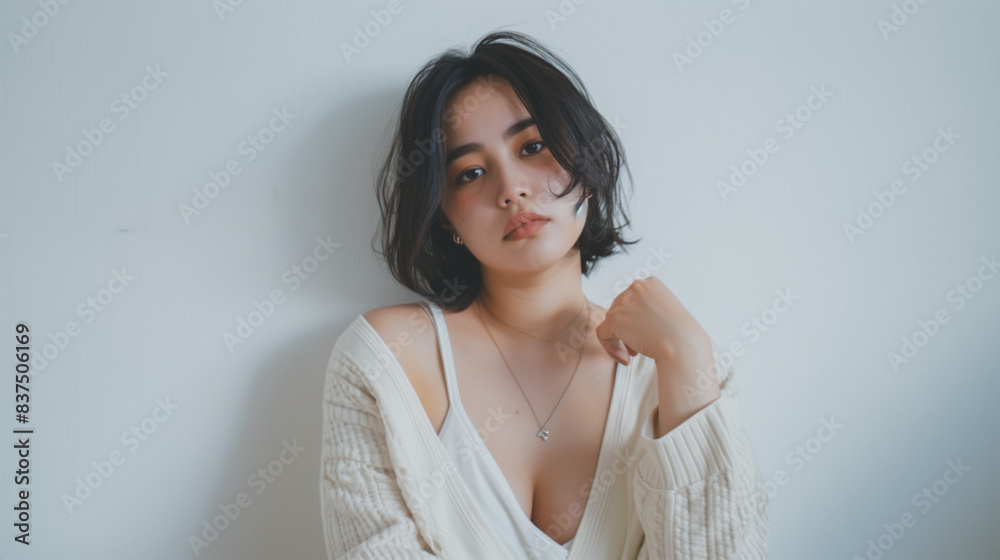 美容広告の様な魅力的なアジア人女性のポートレート 美容広告の様な魅力的なアジア人女性のポートレート