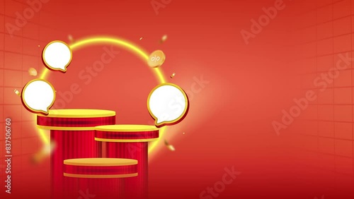 Content promo sale motion graphics for social media in 4k videos animation