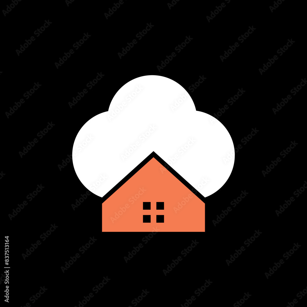 could house magic building modern logo design vector could house magic building modern logo design vector