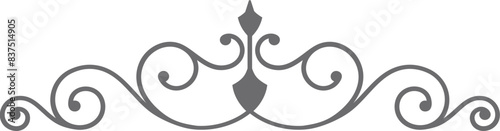 decorative vintage ornament frame