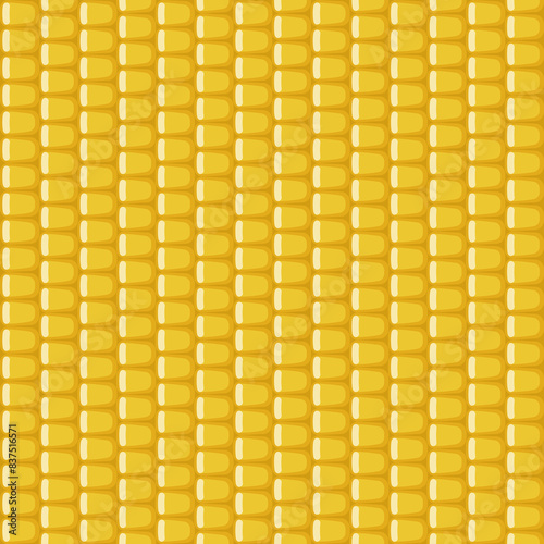 Fresh yellow corn pattern background design