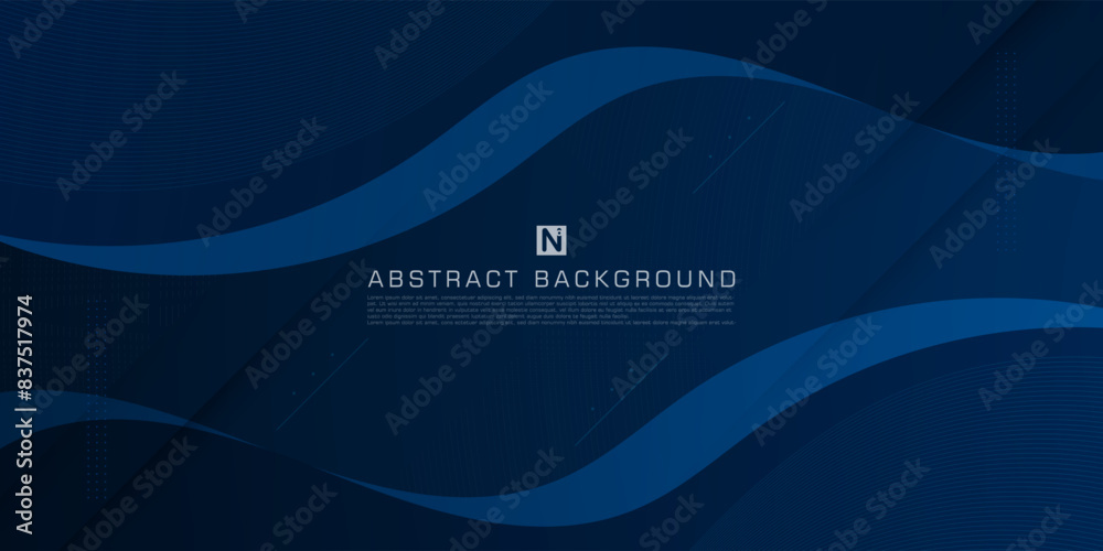 Dark blue wave geometric background. Blue elements with fluid gradient. Dynamic shapes composition. Eps10 vector Dark blue wave geometric background. Blue elements with fluid gradient. Dynamic shapes composition. Eps10 vector
