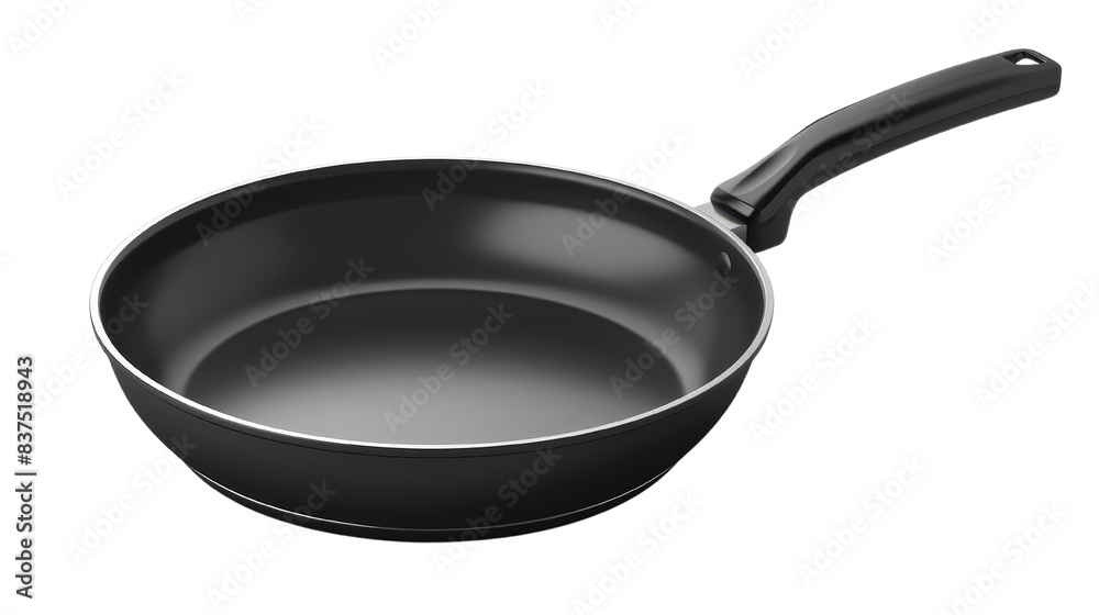 High-quality black non-stick frying pan with ergonomic handle, perfect for everyday cooking and easy cleaning in the kitchen. High-quality black non-stick frying pan with ergonomic handle, perfect for everyday cooking and easy cleaning in the kitchen.
