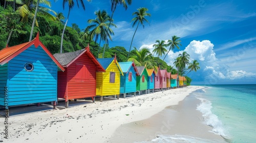 beach hut on the beach