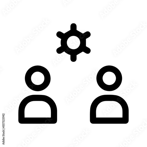 Friendship Icon Vector Symbol Design Illustration