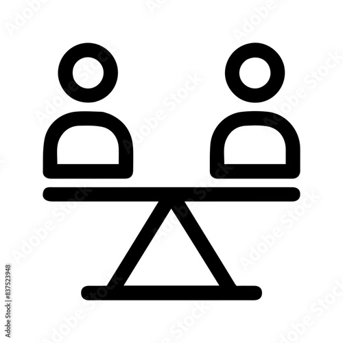 Balance Icon Vector Symbol Design Illustration