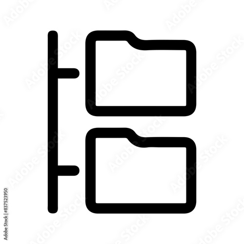 Folder Icon Vector Symbol Design Illustration