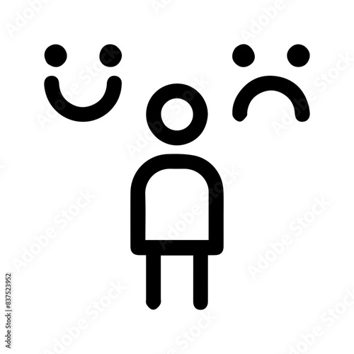 Emotion Icon Vector Symbol Design Illustration