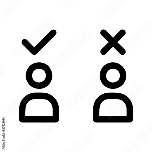 Conflict Icon Vector Symbol Design Illustration