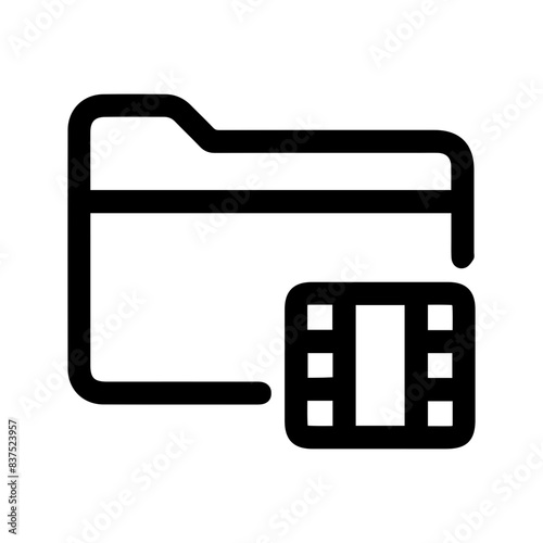 Movie Icon Vector Symbol Design Illustration