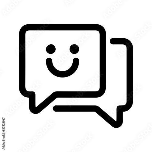 Dialogue Icon Vector Symbol Design Illustration