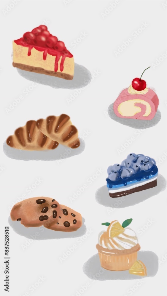 cake with cherry cake with cherry