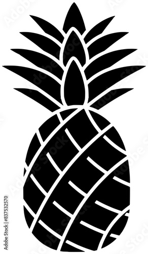 pineapple illustration beach silhouette summer logo vacation icon sunglasses outline travel tropical sun sea summertime fruit juice holiday ocean shape palm leaf fruits for vector graphic background