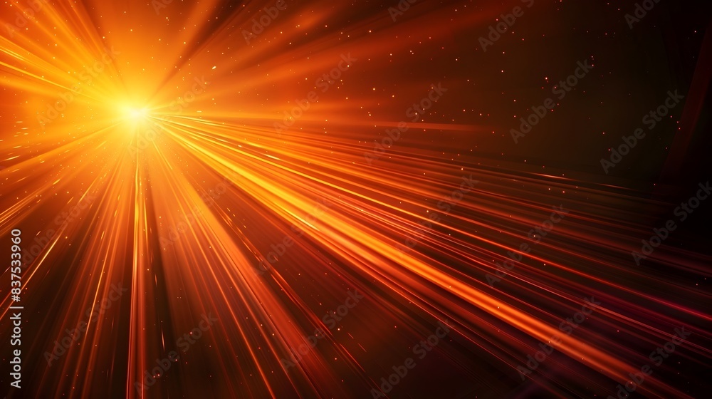 Dramatic Fiery Orange Cosmic Rays Bursting in Radiant Abstract Design Dramatic Fiery Orange Cosmic Rays Bursting in Radiant Abstract Design
