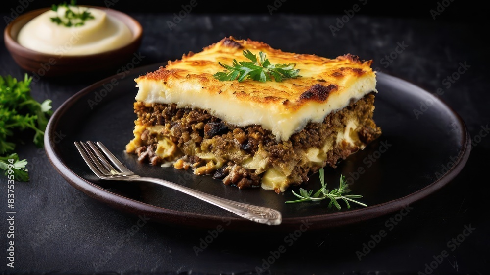 Elegant Baked Casserole with Biscuit Crust - A Gourmet Delight Elegant Baked Casserole with Biscuit Crust - A Gourmet Delight