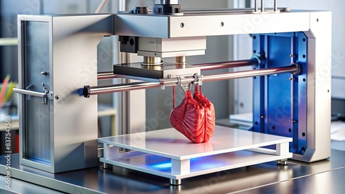 printer creating human tissue replica photo