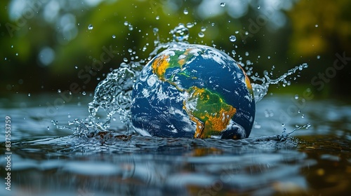Earth's Lifeline: Environmental Protection Through Water Conservation © andryan