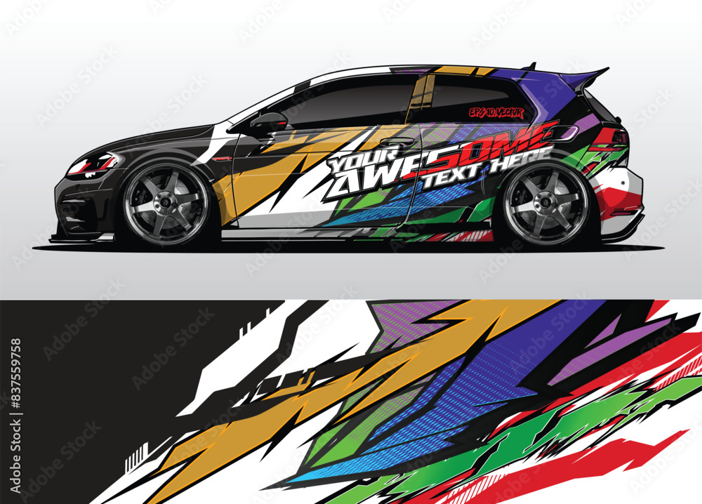 Elegant Vector Backgrounds for Car Wraps: Drive with Distinction Elegant Vector Backgrounds for Car Wraps: Drive with Distinction