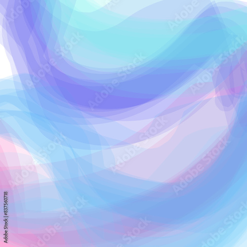 Delicate watercolor abstract background in pastel pink and blue shades with a gradient. photo