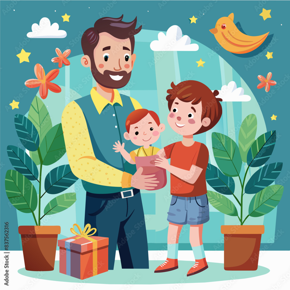 happy father's day illustration
happy father's day illustration