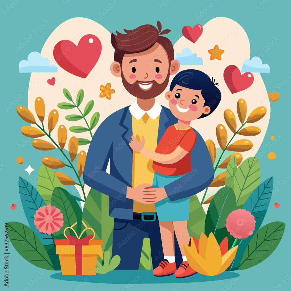 happy father's day illustration
happy father's day illustration