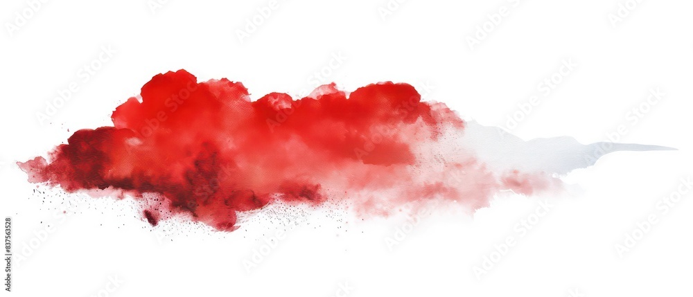 red cloud illustrations on a white background red cloud illustrations on a white background
