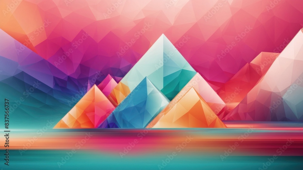 abstract background colorful with triangles abstract background colorful with triangles