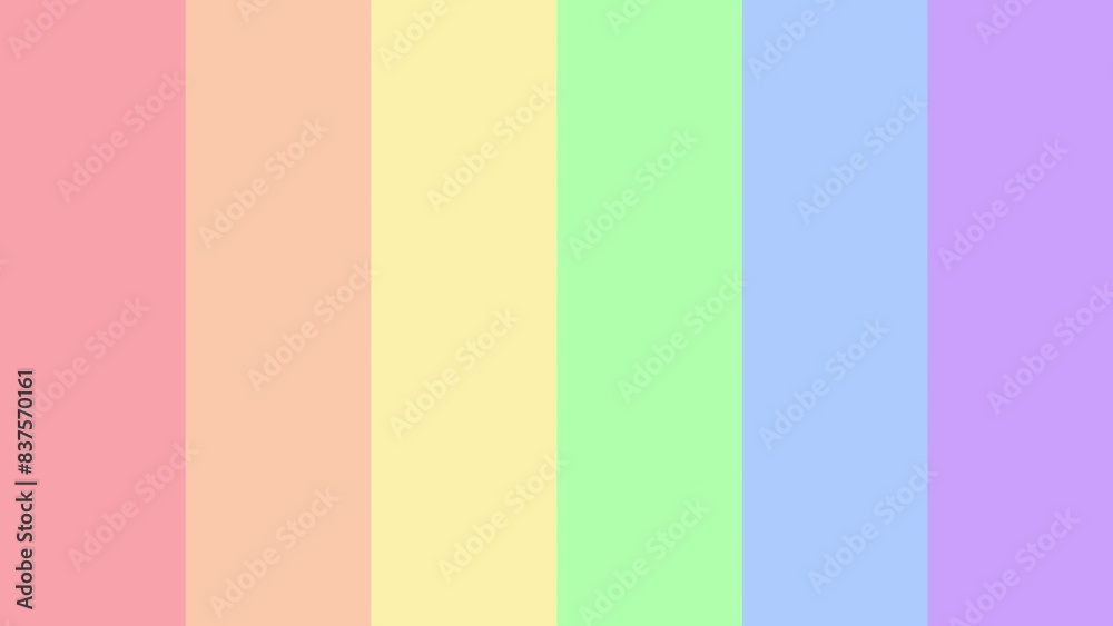 Pride Month Opening Title Template, Minimal Flat Pride Month Opening Title Template, Minimal Flat