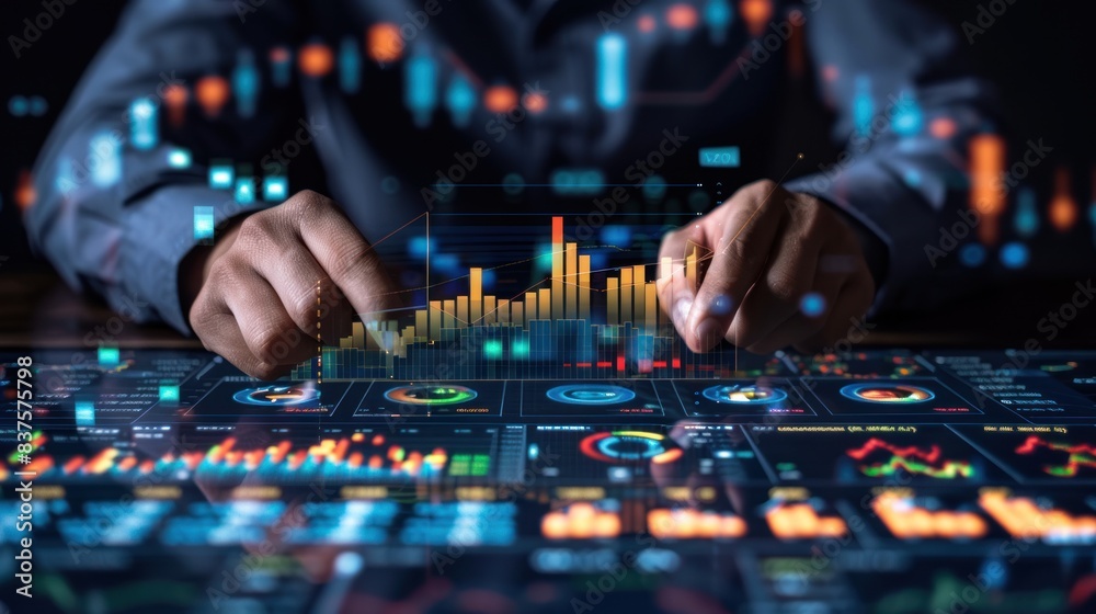 digital business technology investment graph represents prosperity business development digital business technology investment graph represents prosperity business development