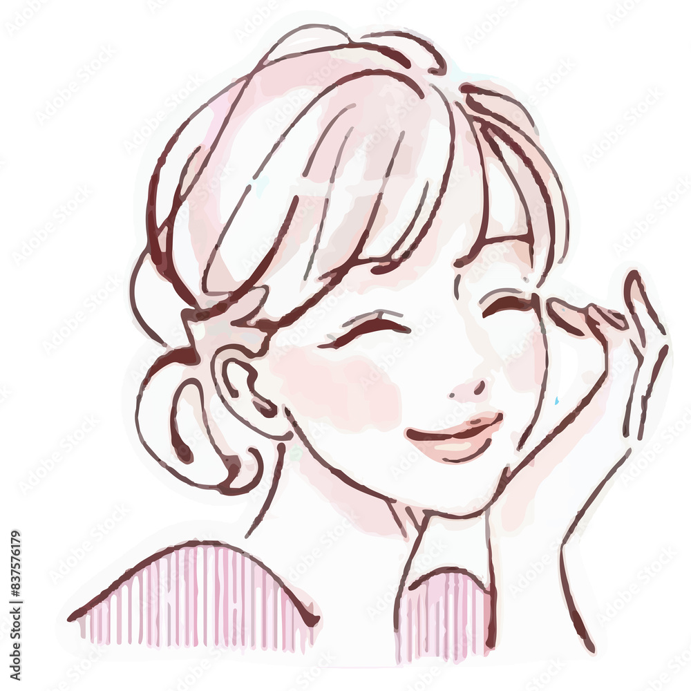 女性・女の子のイラスト素材 女性・女の子のイラスト素材