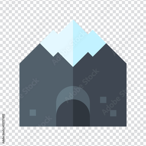 Cave icon vector design. flat vector illustration. Pixel perfect 64 x 64. Vector illustration simple symbol in eps 10