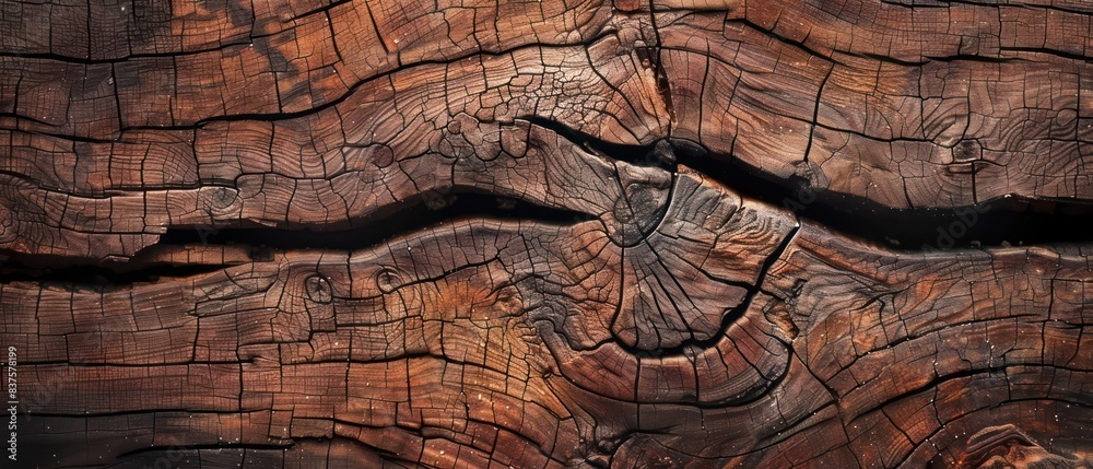 Old oak with a beautiful wooden texture Old oak with a beautiful wooden texture