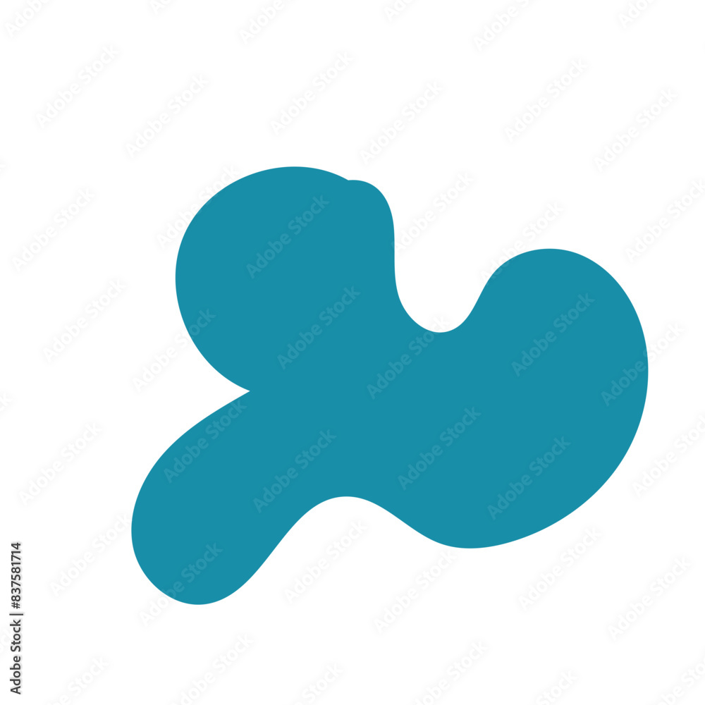 Abstract shape organic blob vector Abstract shape organic blob vector
