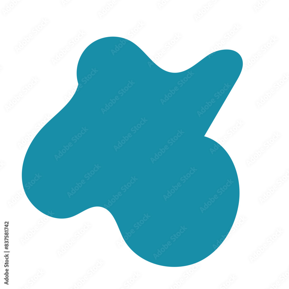 Abstract shape organic blob vector Abstract shape organic blob vector